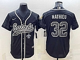Men's New Orleans Saints #32 Tyrann Mathieu Black Reflective Limited Stitched Football Jersey,baseball caps,new era cap wholesale,wholesale hats